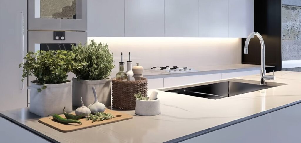 Professional kitchen renovation process in Bethesda, Maryland with local permit requirements.